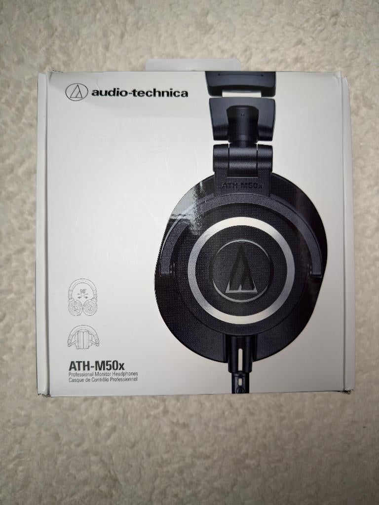 Audio-Technica ATH-M50x - Headphones - BRAND NEW / UNUSED, Audio, Tv en Foto, Koptelefoons, Nieuw, Over oor (circumaural), Overige merken