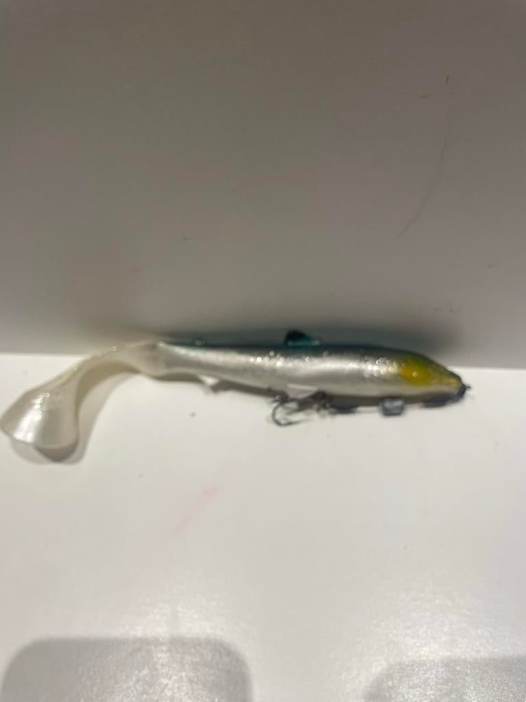 Krul staart Shad met Stinger, Watersport en Boten, Ophalen of Verzenden, Gebruikt, Kunstaas