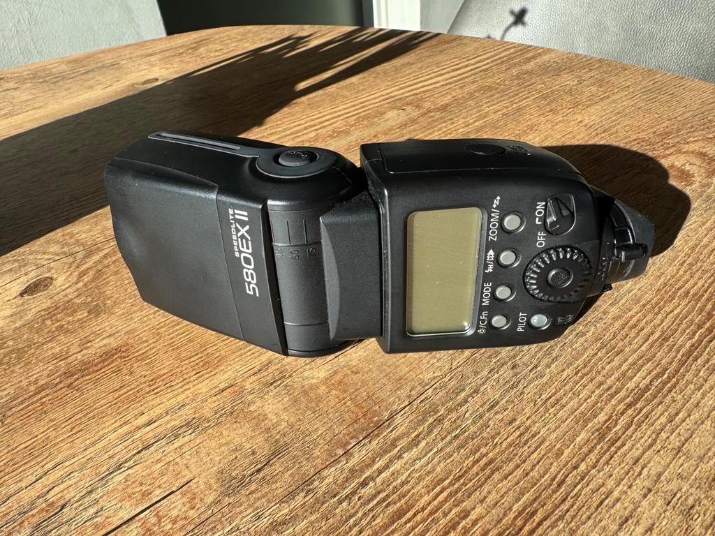 Te koop canon speedlite 580EX II, Audio, Tv en Foto, Fotografie | Flitsers, Ophalen, Zo goed als nieuw, Canon