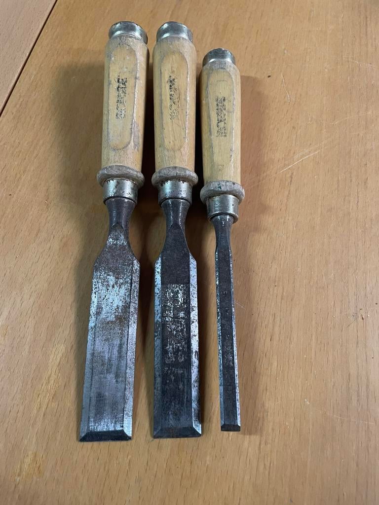 3 houtbeitels ironside, Ophalen of Verzenden, Zo goed als nieuw