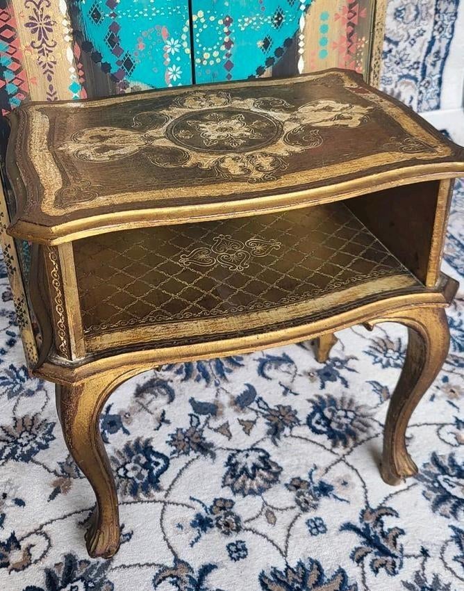 Vintage/Florentijns/Kastje/Nachtkastje, Ophalen of Verzenden