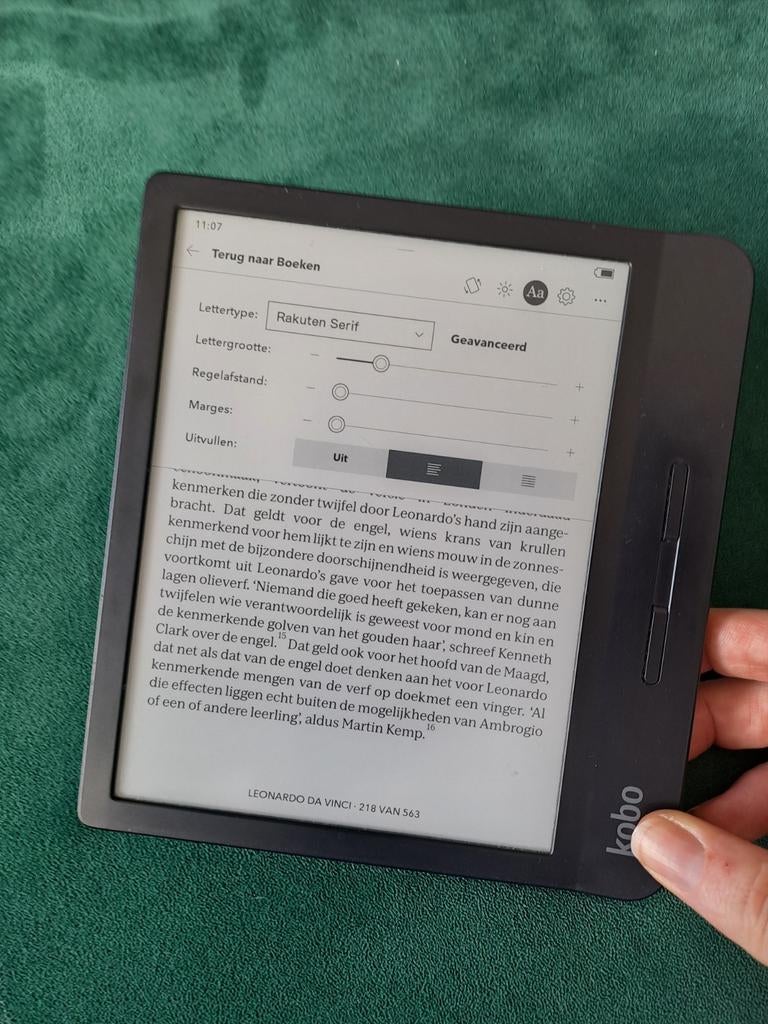 Kobo Libra h2o e-reader - Zo goed als nieuw, Wi-Fi, 8 GB, Kobo, Ophalen of Verzenden