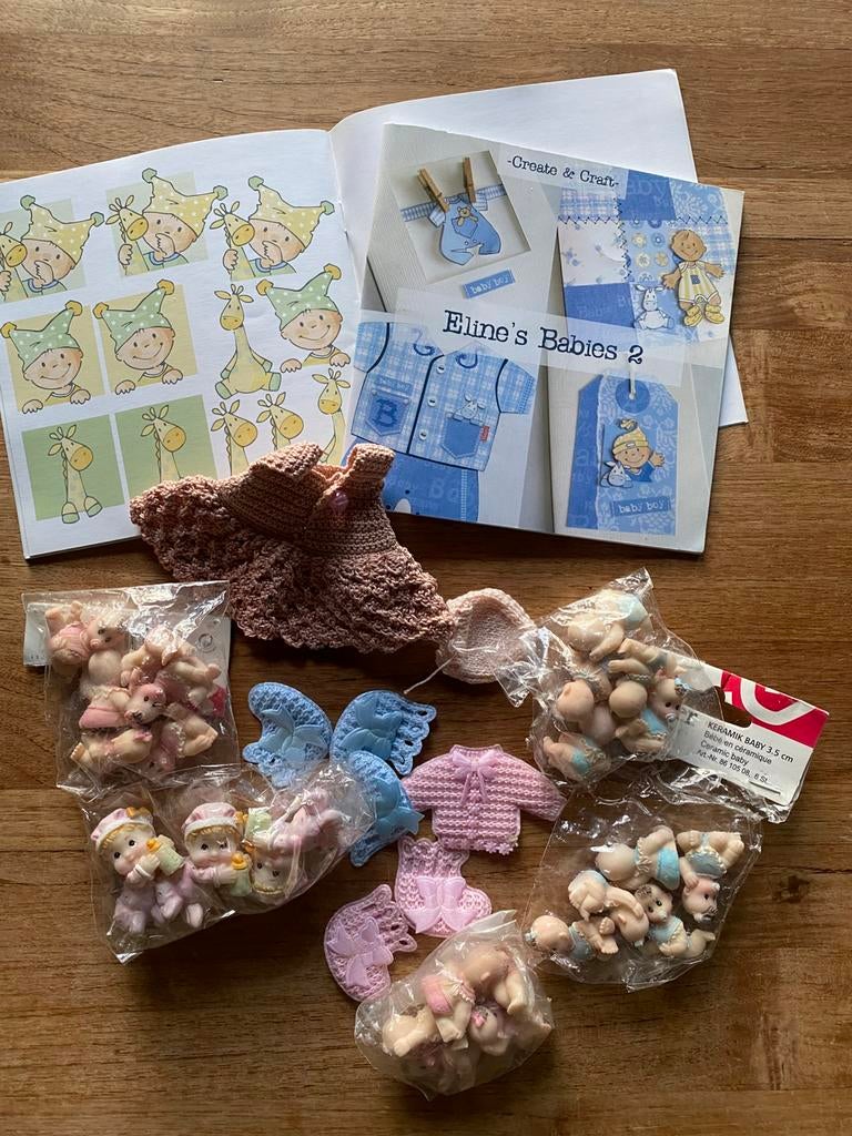 Pakket voor het maken van babykaarten, Hobby en Vrije tijd, Kaarten | Zelf maken, Ophalen, Nieuw, Kind, Overige typen