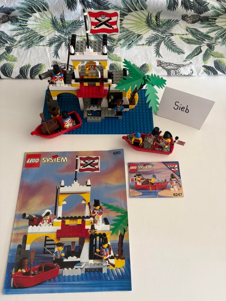 Lego Pirates 6263 Imperial Outpost en 6247 Bounty Boat, Kinderen en Baby's, Speelgoed | Duplo en Lego, Ophalen of Verzenden, Zo goed als nieuw