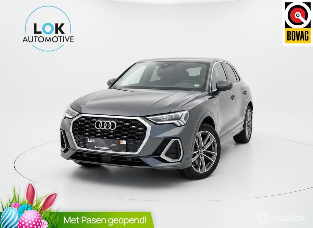 Audi Q3 Sportback 35 TFSI S Edition 360CAMERA|LEDER|LED|CARP, 15 km/l, Zwart, 4 cilinders, 150 pk