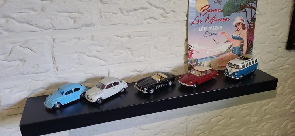 Set van 5 vintage miniatuur auto's - diverse modellen, Ophalen of Verzenden, Gebruikt, Auto