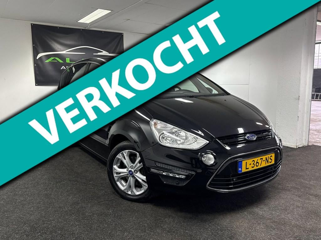 Ford S-Max Ford S-Max 1.6 EcoBoost Titanium Airco -APK 2027-, Voorwielaandrijving, Gebruikt, 4 cilinders, Zwart