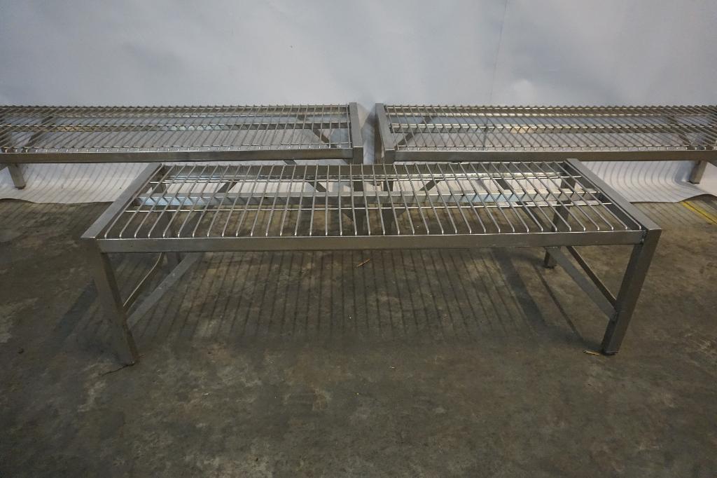 RVS Rek grillrek droogrek opbergrek rek, Ophalen, Gebruikt