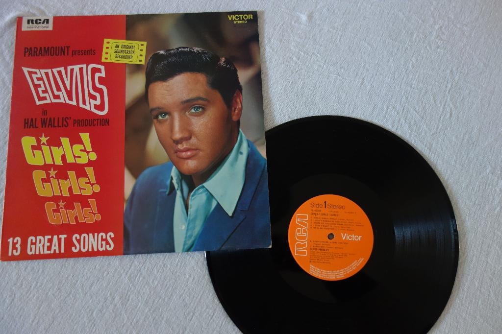 Lp Elvis Presley Girls-girls-girls, Ophalen of Verzenden, Zo goed als nieuw, 12 inch