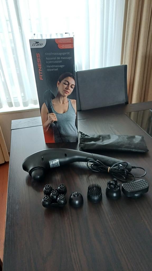 Handmassage apparaat met alle toebehoren., Sport en Fitness, Massageproducten, Ophalen of Verzenden, Nieuw, Apparaat