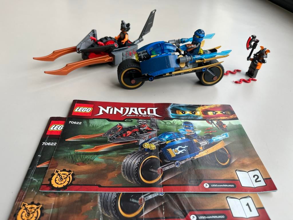 Lego Ninjago 70622 Bliksemstraal-motor, Ophalen, Gebruikt, Lego, Inclusief instructies