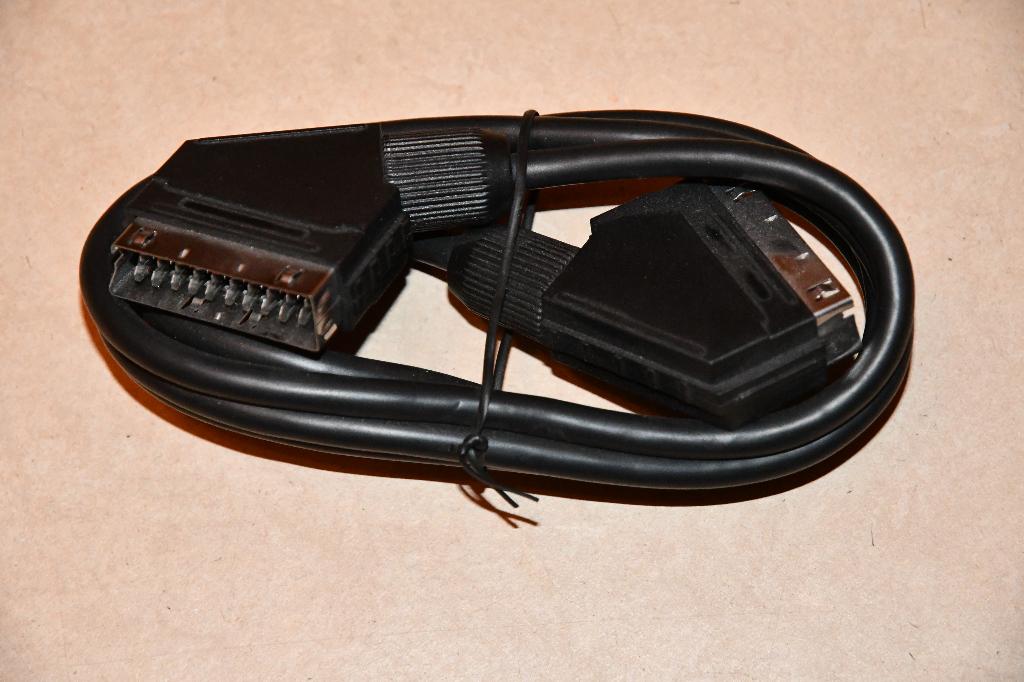 Scart naar scart - 1.5m - Zwart, Ophalen of Verzenden, Nieuw, Minder dan 2 meter, Scartkabel