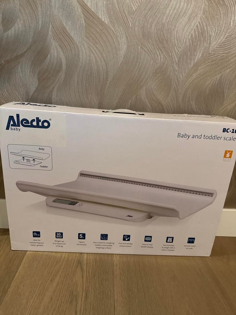 Alecto BC-10 Baby- en peuterweegschaal, Ophalen of Verzenden, Zo goed als nieuw, Overige typen