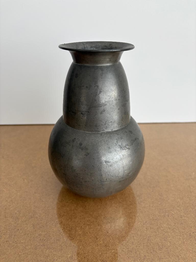 Tinnen vaas, Antiek en Kunst, Antiek | Tin, Ophalen of Verzenden