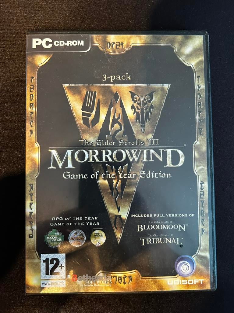 The Elder Scrolls III: Morrowind Game of the Year Edition PC, Gebruikt, Vanaf 18 jaar, Verzenden, 1 speler