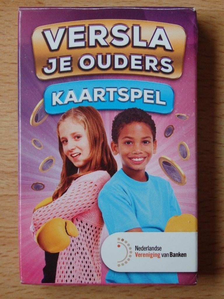 Kaartspel Versla je ouders, Ophalen, Zo goed als nieuw, Identity Games International BV