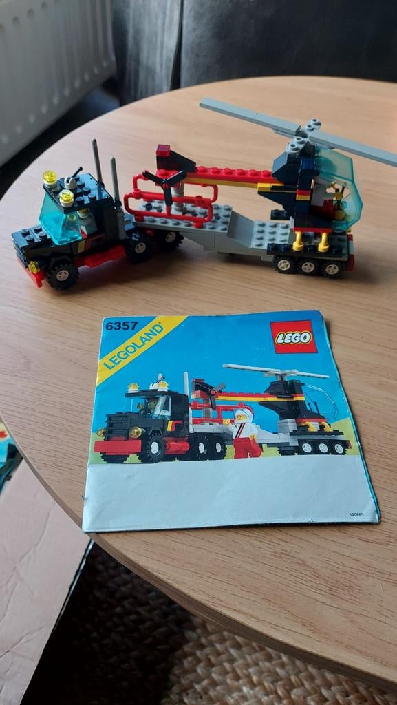 Vintage Lego 6357 Stunt Copter N Truck, Ophalen of Verzenden, Zo goed als nieuw, Complete set, Lego