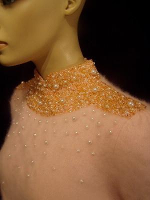 Schitterende zachtroze angora trui afgezet met pareltjes - M, Kleding | Dames, Truien en Vesten, Zo goed als nieuw, Maat 38/40 (M)