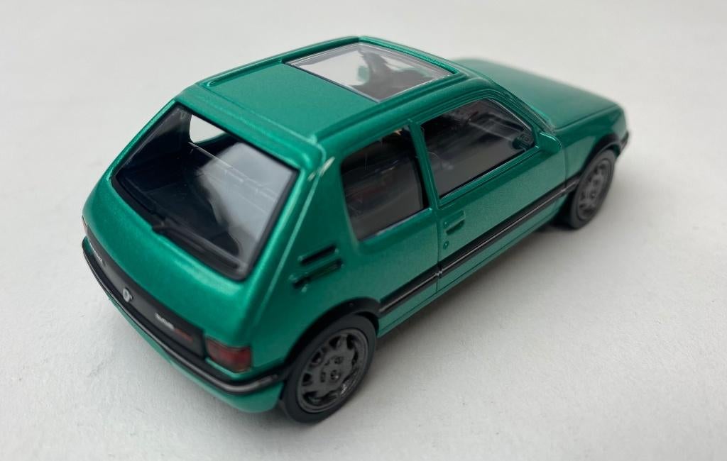JSN Norev 1:43 Peugeot 205 GTi 1992 Green metallic  Jet-car, -, Norev, Ophalen of Verzenden, -