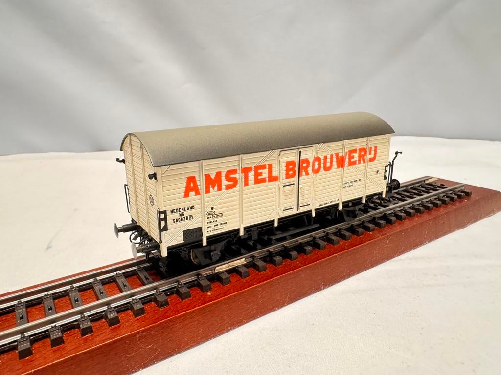 Messing Philotrain Amstel Brouwerij goederenwagen 870/47, Hobby en Vrije tijd, Modeltreinen | H0, Overige merken, Gelijkstroom