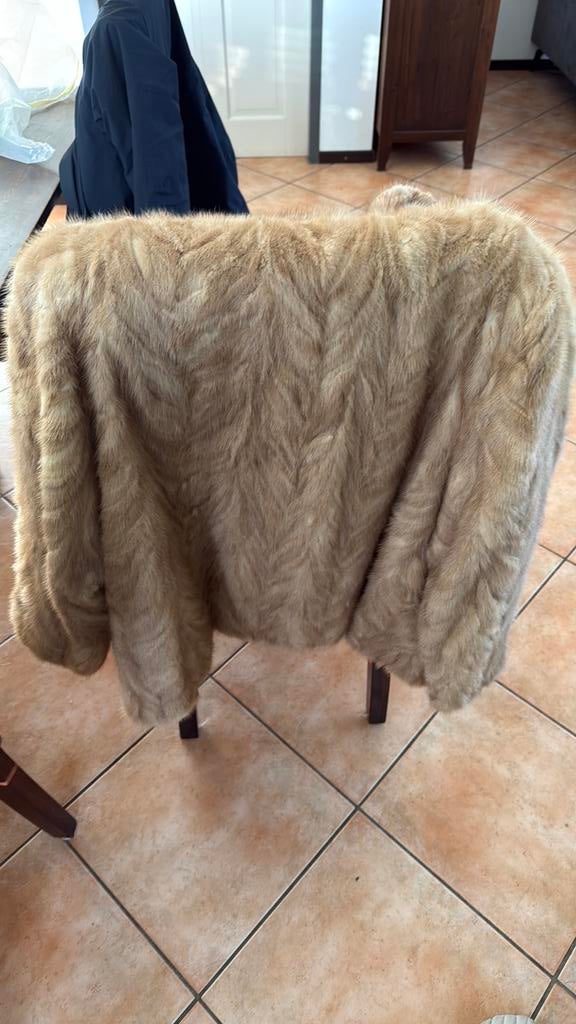 Echte bond jas van nerts, Ophalen, Zo goed als nieuw, Zwart