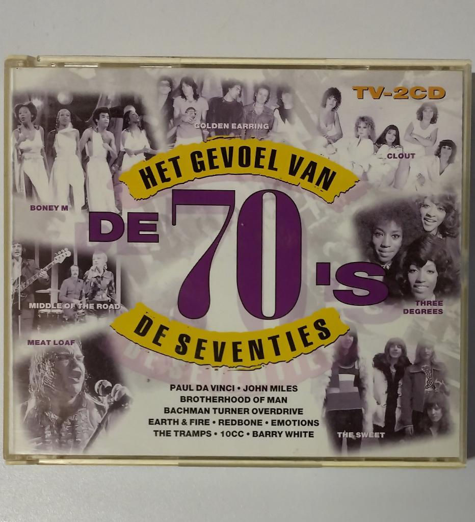 2CD fatbox Het Gevoel Van De Seventies (1997 KRO / Endemol), Cd's en Dvd's, Cd's | Verzamelalbums, Gebruikt, Pop, Boxset, Ophalen of Verzenden