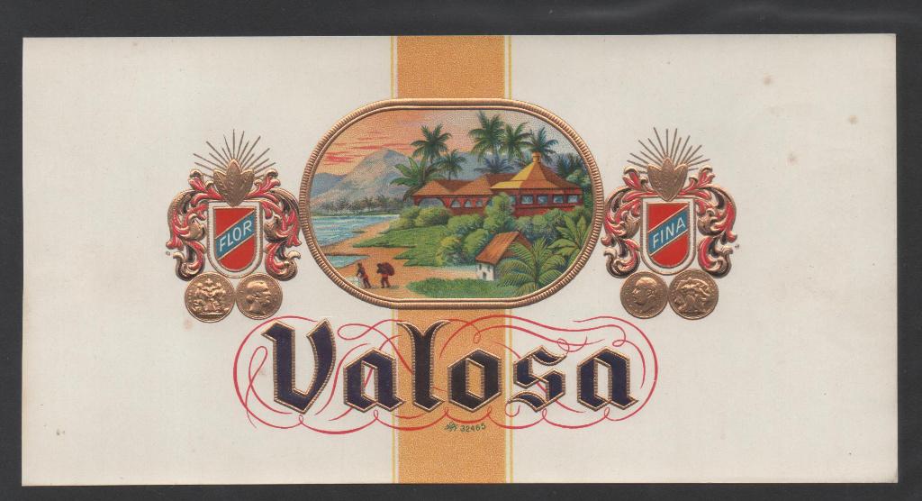 Sigarenband 27 Etiket Valosa, Ophalen of Verzenden, Zo goed als nieuw, Sigarenbandjes