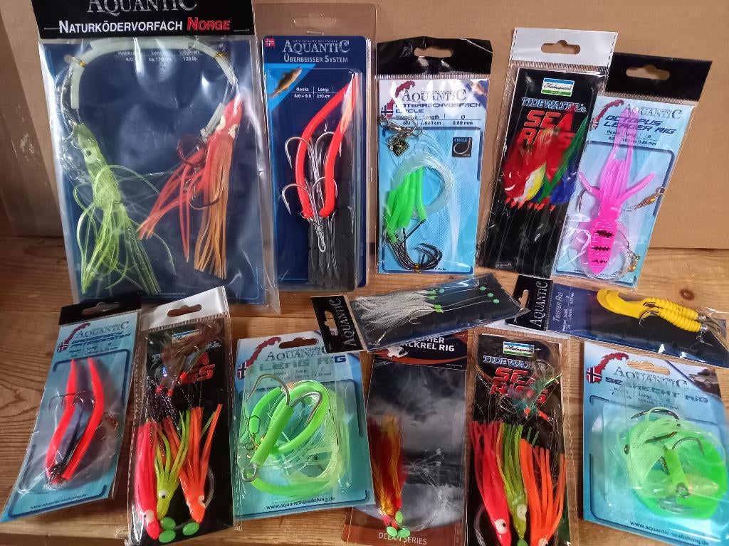 Onderlijnen pakket "Norway" 13 stuks onderlijnen/paternoster, Ophalen of Verzenden, Aquantic, Bodenroder Weg, Complete set