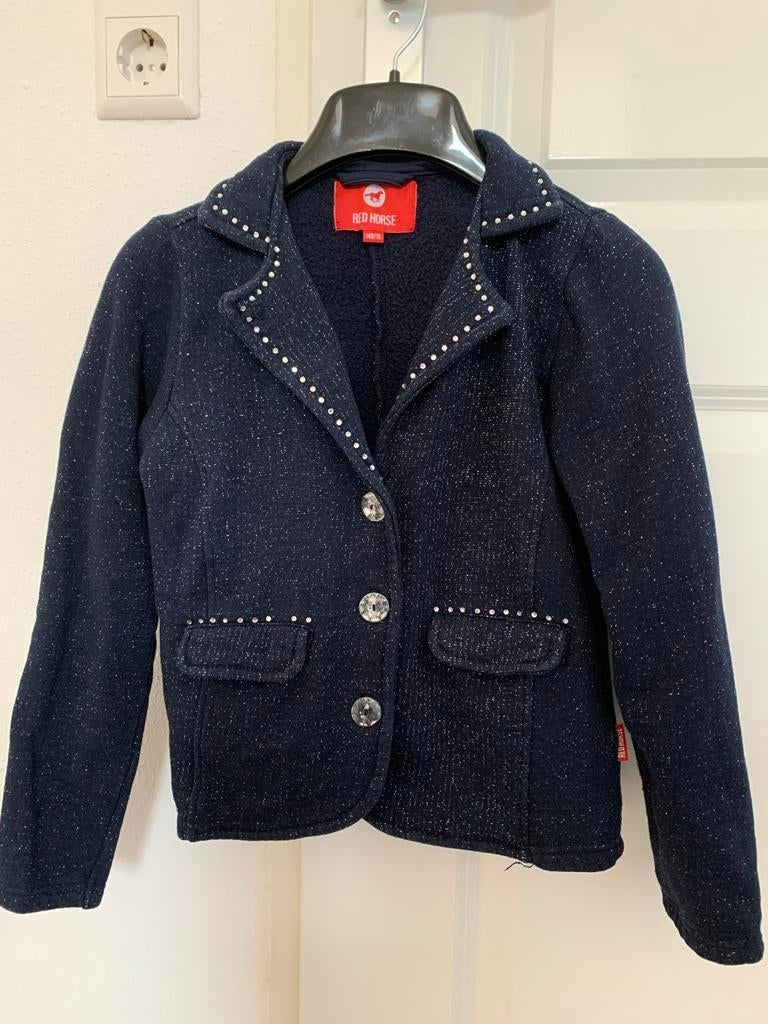 Horka wedstrijdjasje maat 140 red hors dressuur paardrijjas, Dieren en Toebehoren, Paardrijkleding, Ophalen, Kinderen, Dressuur