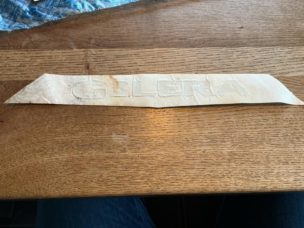 Originele Gilera Sticker. NOS., Verzenden, Nieuw, Overige typen