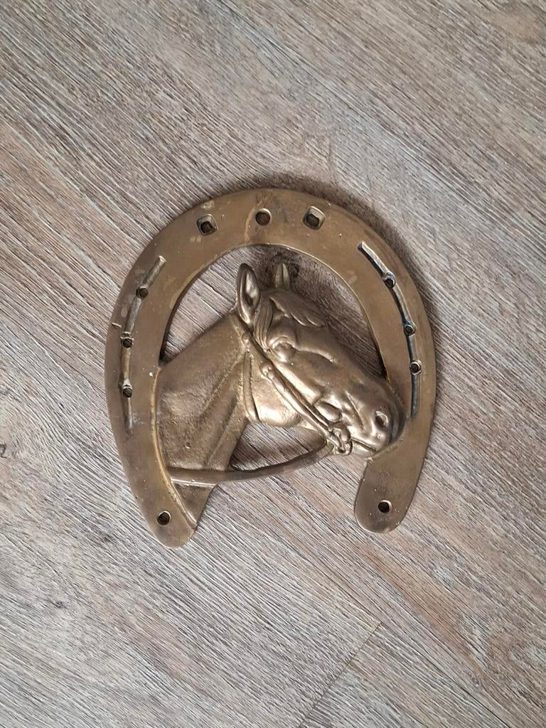 Hoefijzer met paard, Ophalen of Verzenden