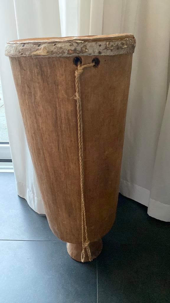 Authentieke Afrikaanse Trommel, Muziek en Instrumenten, Percussie, Ophalen of Verzenden, Zo goed als nieuw, Trommel