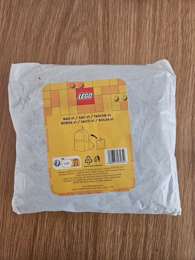 Lego Opvouwbare rugzak 5007863 NIEUW, Ophalen of Verzenden