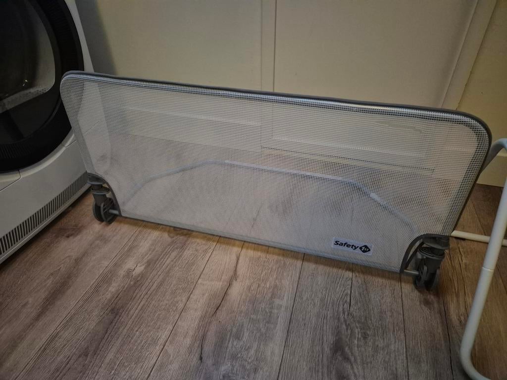 Safety first bedhekje inklapbaar 150 cm, Ophalen of Verzenden, Gebruikt, Minder dan 140 cm, 70 tot 85 cm