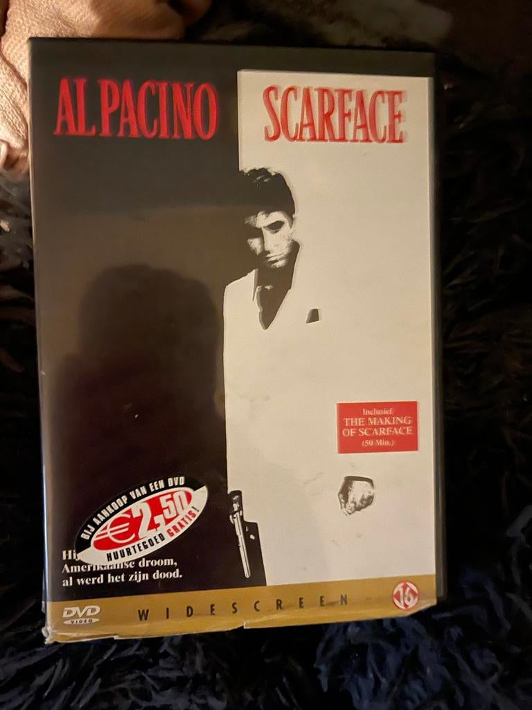 Scarface DVD - Al Pacino Klassieker, Vanaf 16 jaar, Ophalen of Verzenden, Gebruikt, Drama
