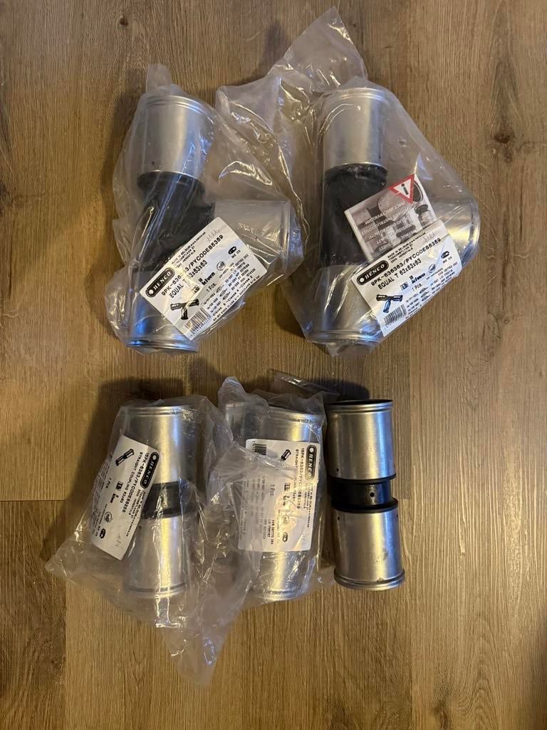 Henco perskoppeling 50 en 63, Overige materialen, 6 meter of meer, Overige typen, Zo goed als nieuw