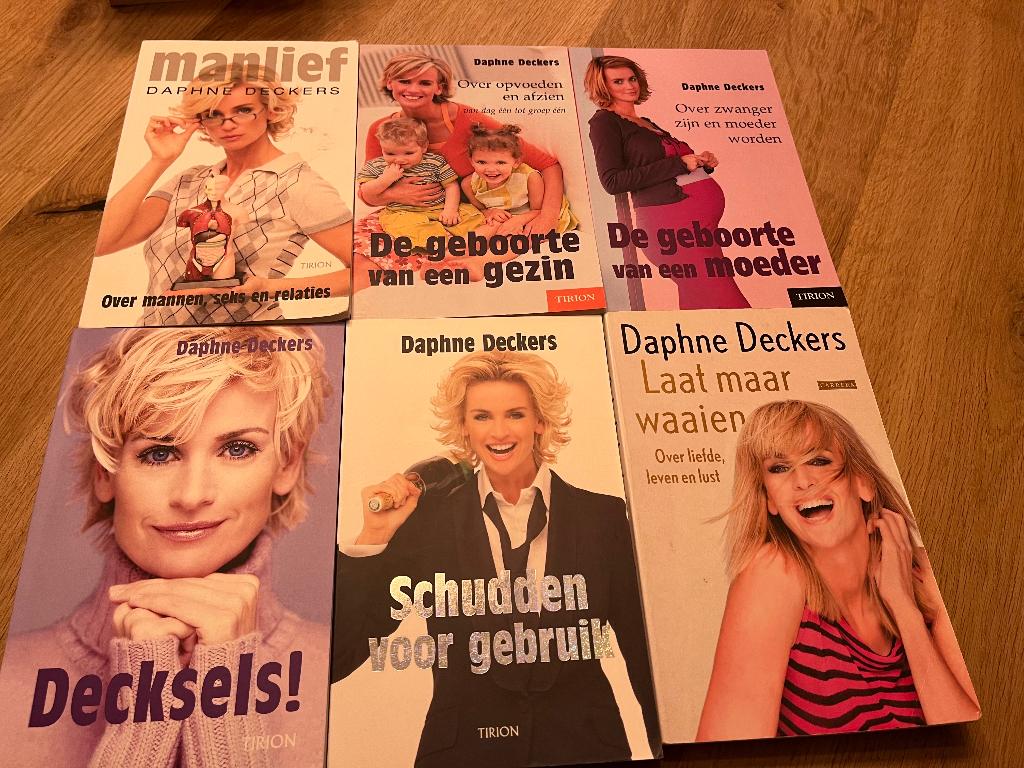 6x boeken van Daphne Deckers, Ophalen of Verzenden, Zo goed als nieuw, Zwangerschap en Bevalling