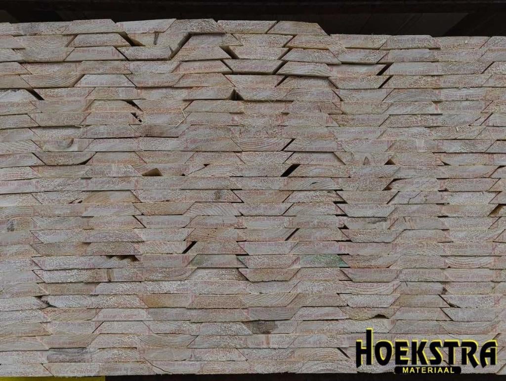 Vuren Mastiekschroten 22x100 / 22x120 | Stuntprijzen!!, Ophalen, Minder dan 25 mm, Nieuw, Plank