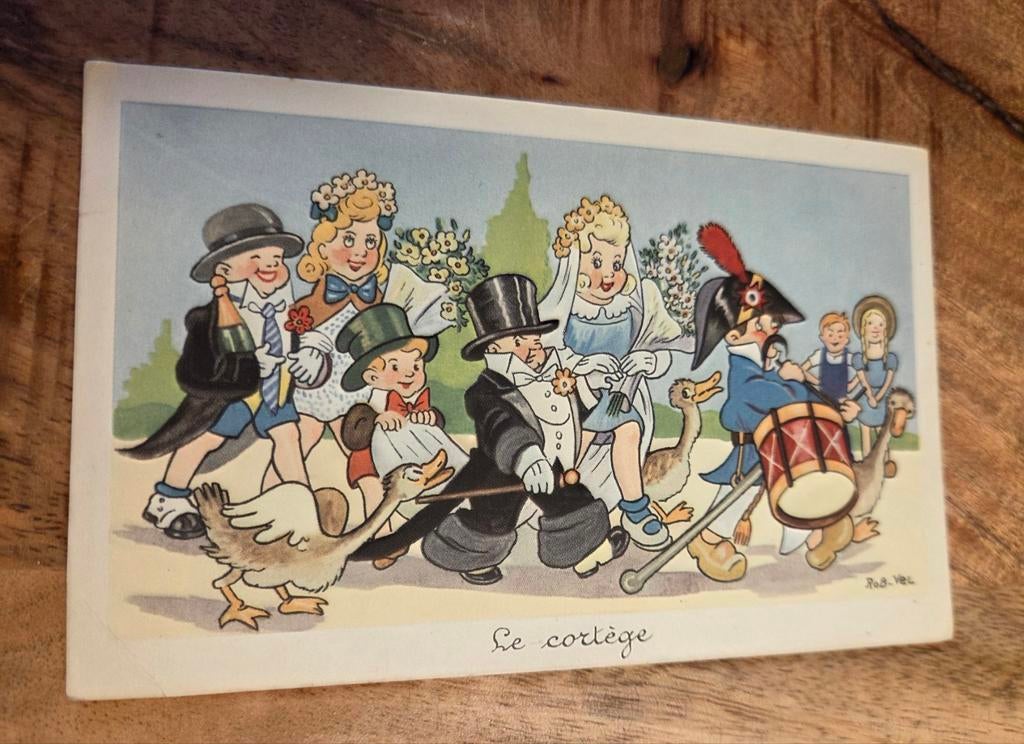 De Optocht - Rob-Vel, Verzenden, 1920 tot 1940, Ongelopen, Kinderen