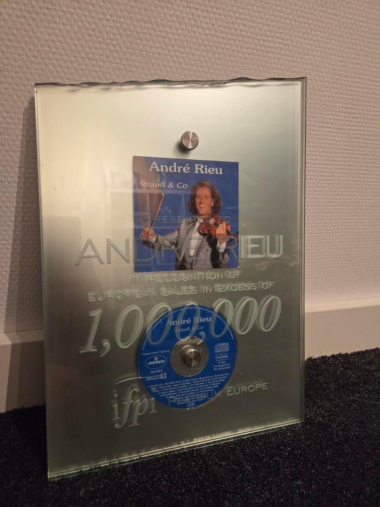 Andre Rieu Platinum award, Verzamelen, Ophalen of Verzenden, Zo goed als nieuw, Cd of Plaat