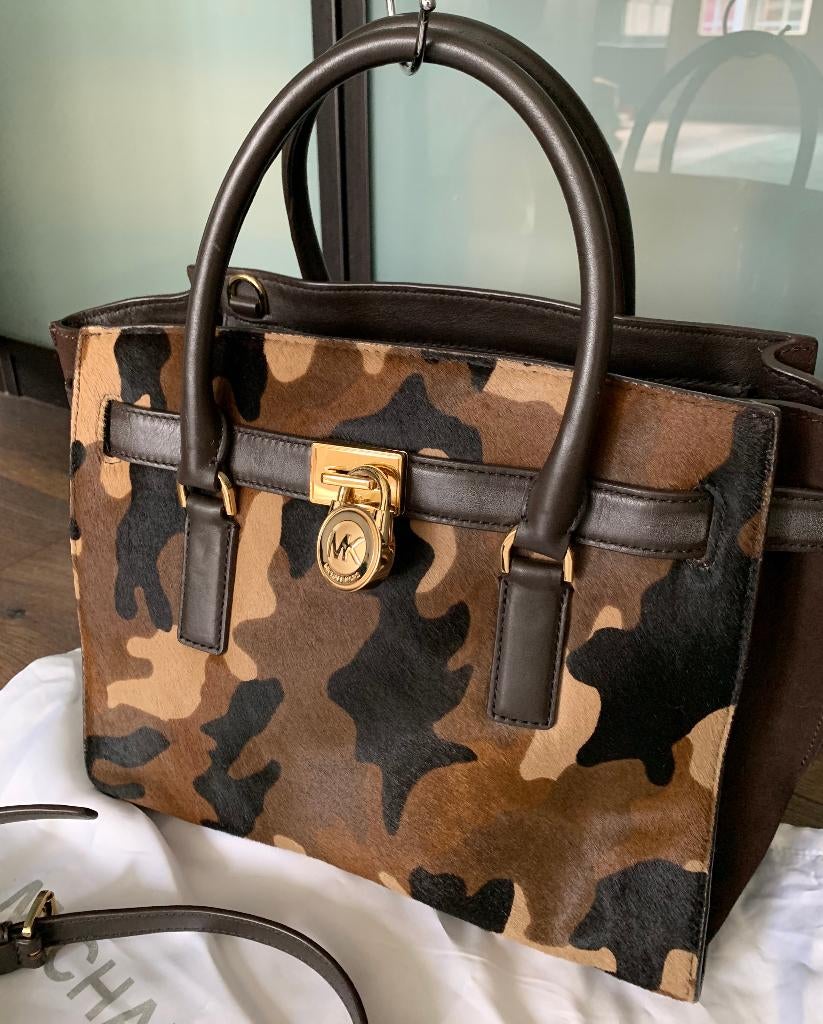 Bruin Michael Kors Hamilton Traveler damestas handtas tas, Sieraden, Tassen en Uiterlijk, Tassen | Damestassen, Ophalen of Verzenden