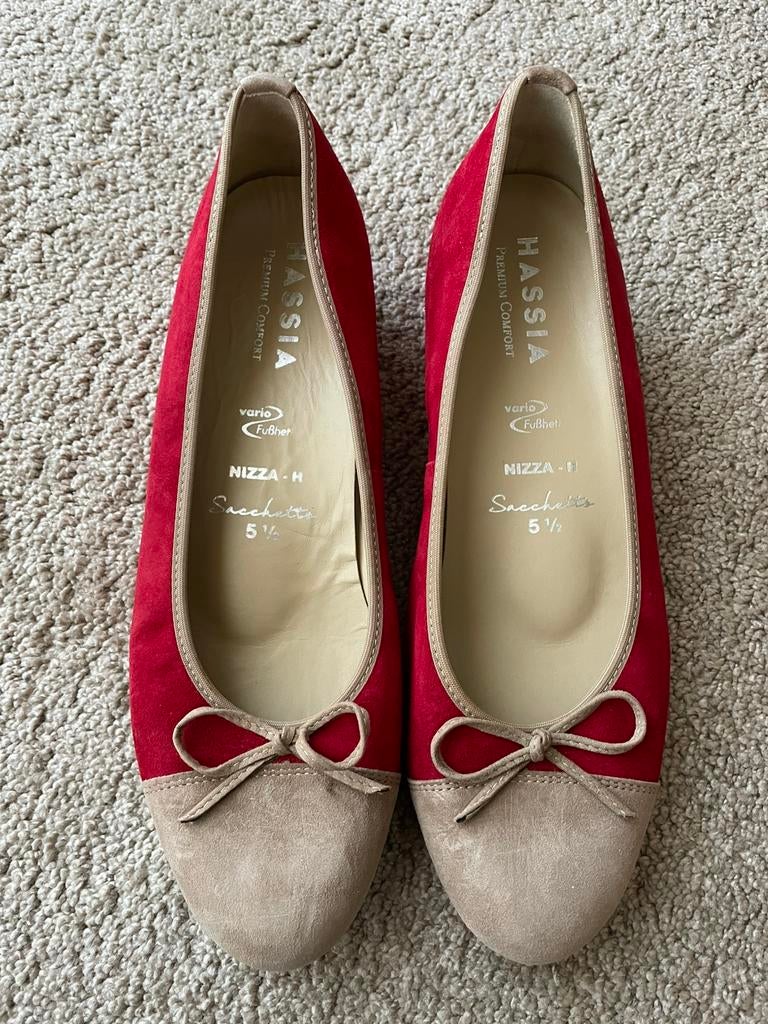 Hassia Schoenen., Kleding | Dames, Schoenen, Verzenden, Instappers, Nieuw, Rood