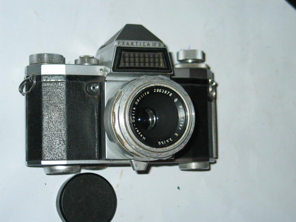 Lens meyer optik gorlitz primotar 50mm/3.5 Met praktica IV B, Ophalen, Gebruikt, Spiegelreflex, Overige Merken