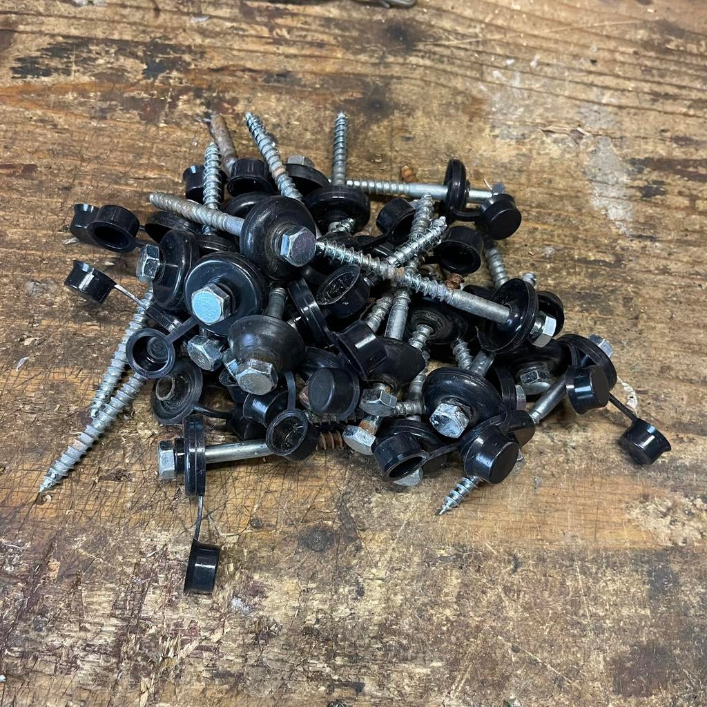 Golfplaatbouten met afdichtdoppen, Ophalen of Verzenden