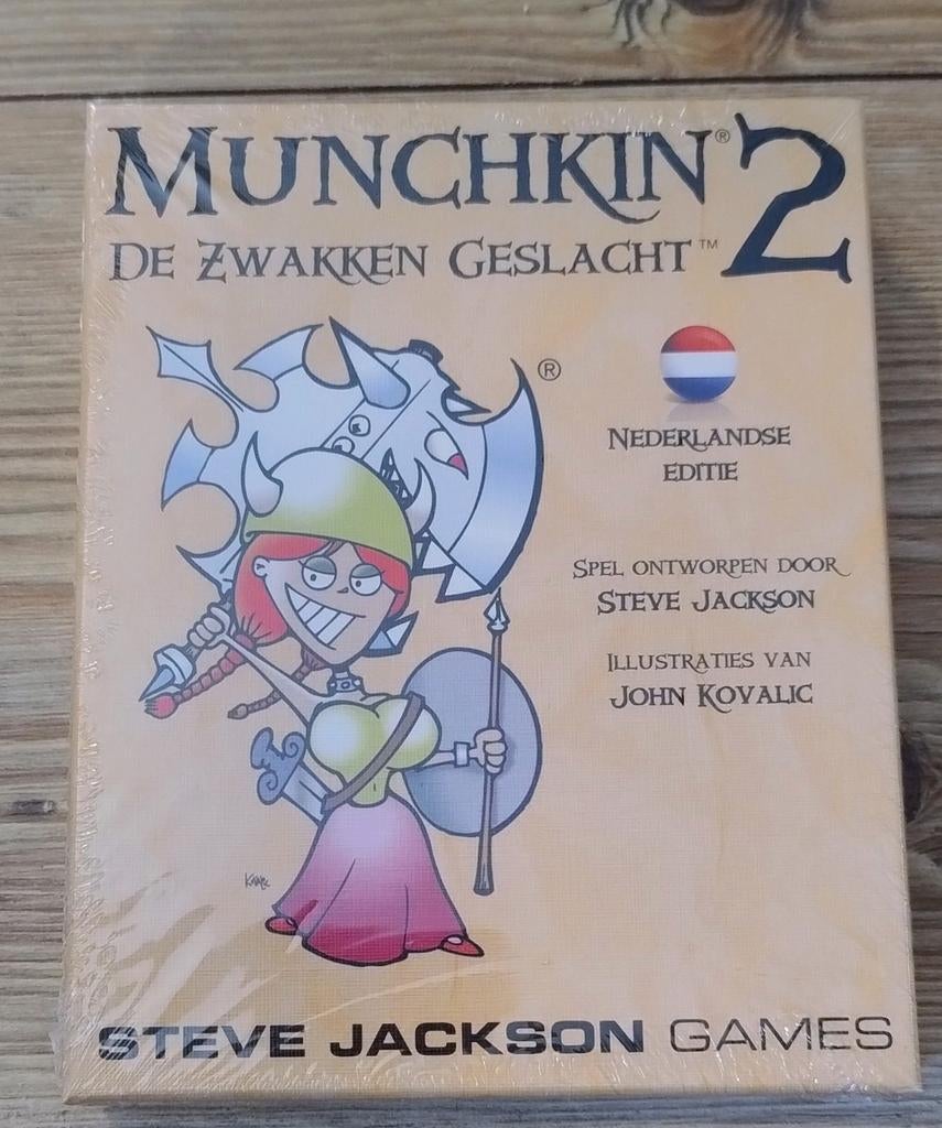 Munchkin 2 - De Zwakken Geslacht - Nieuw in Folie!, Vijf spelers of meer, Ophalen of Verzenden, Nieuw, Steve Jackson Games