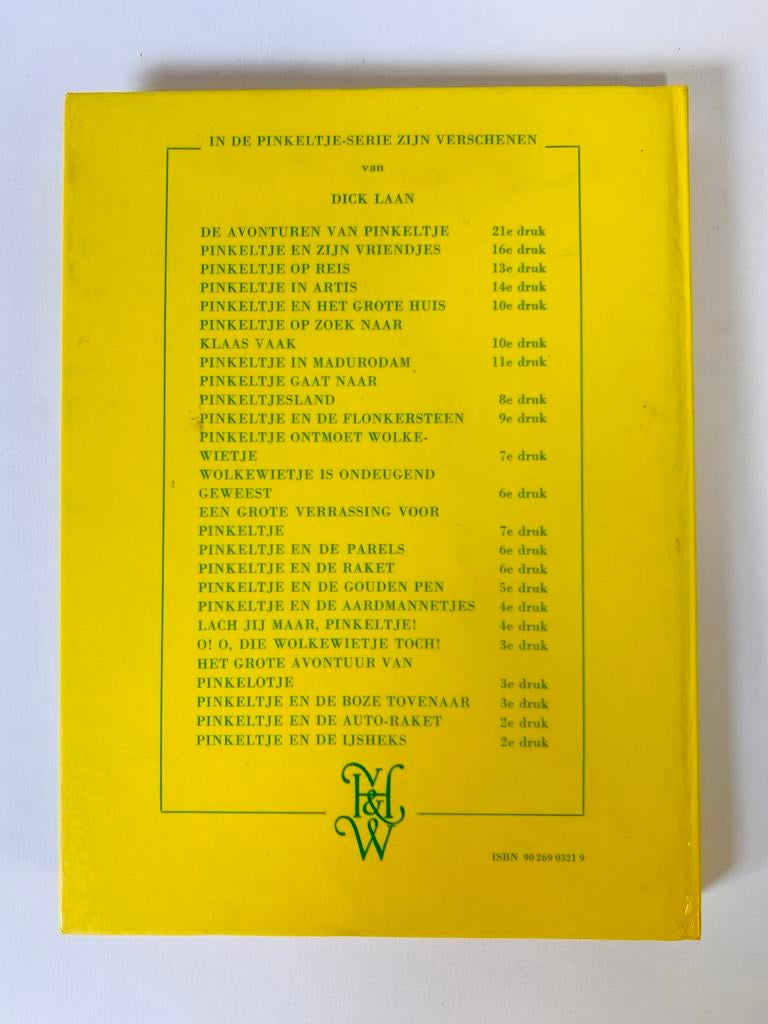 Het Grote Avontuur van Pinkelotje - Dick Laan, Boeken, Ophalen of Verzenden, Gelezen, Sprookjes