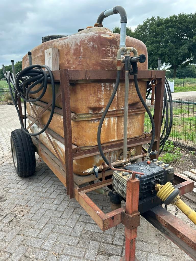 Hogedruk spuit aftakas, Zakelijke goederen, Ophalen