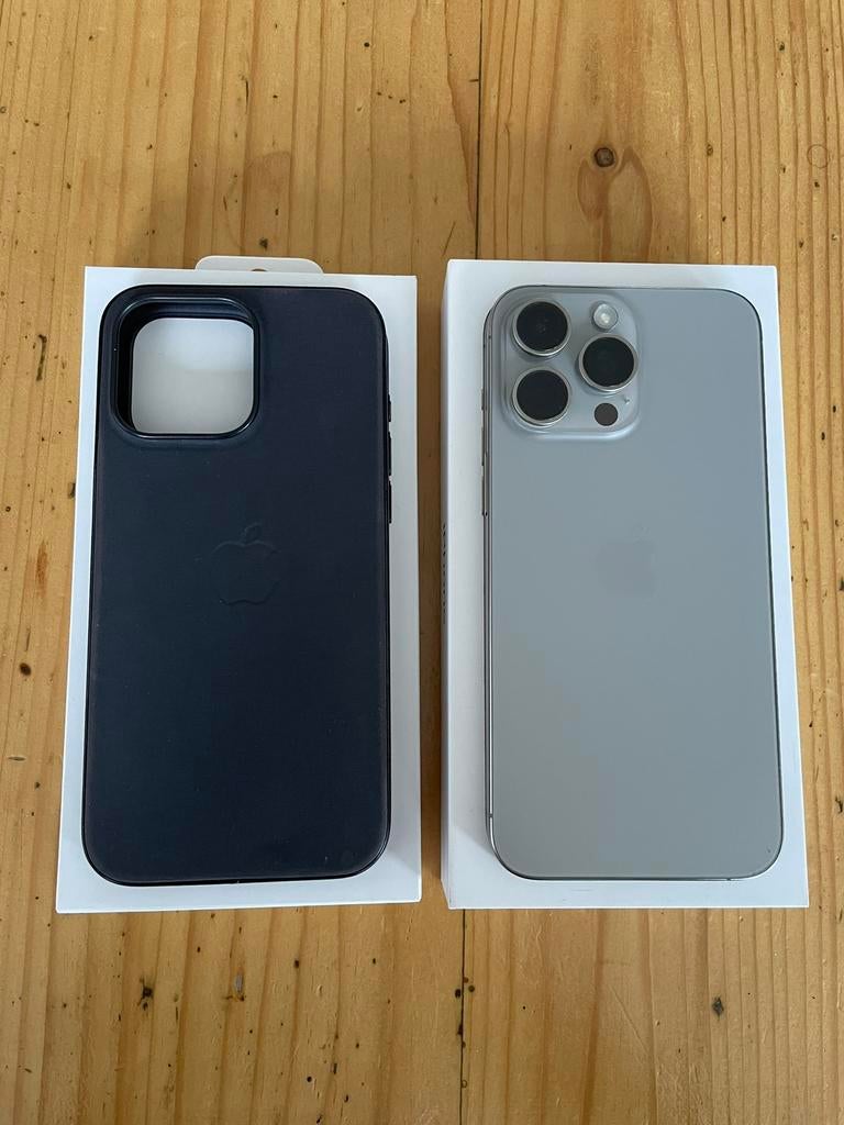 Apple iPhone 15 Pro Max 256GB Naturel Titanium, 256 GB, Ophalen of Verzenden, Zo goed als nieuw, Zonder simlock