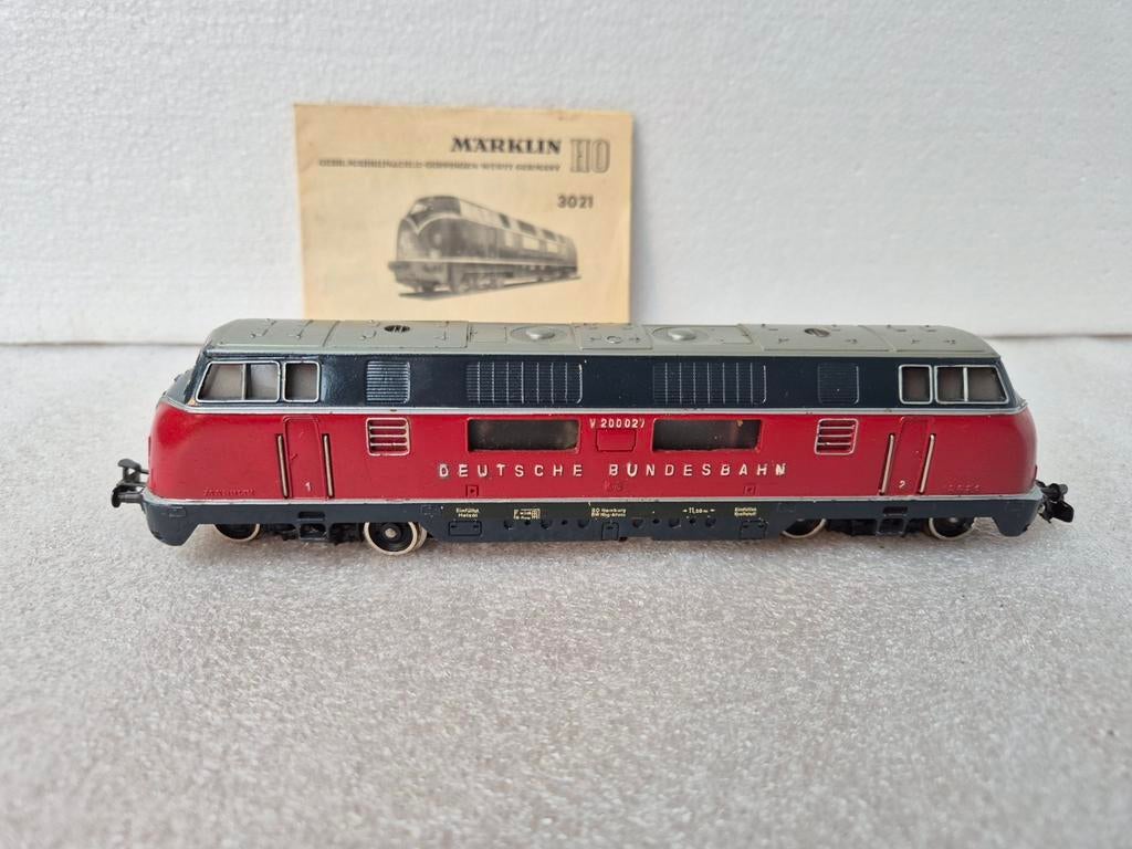 Marklin nr. 3021 Locomotief in Originele Verpakking, Hobby en Vrije tijd, Modeltreinen | H0, Ophalen of Verzenden