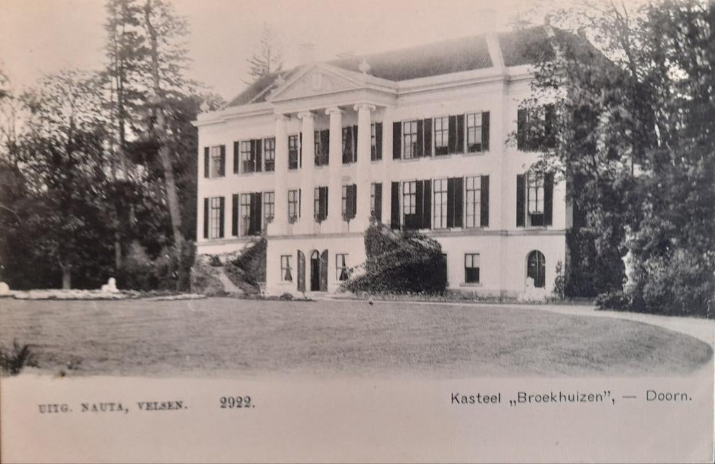 Kasteel Broekhuizen-Doorn, Ophalen of Verzenden, Voor 1920, Ongelopen, Utrecht